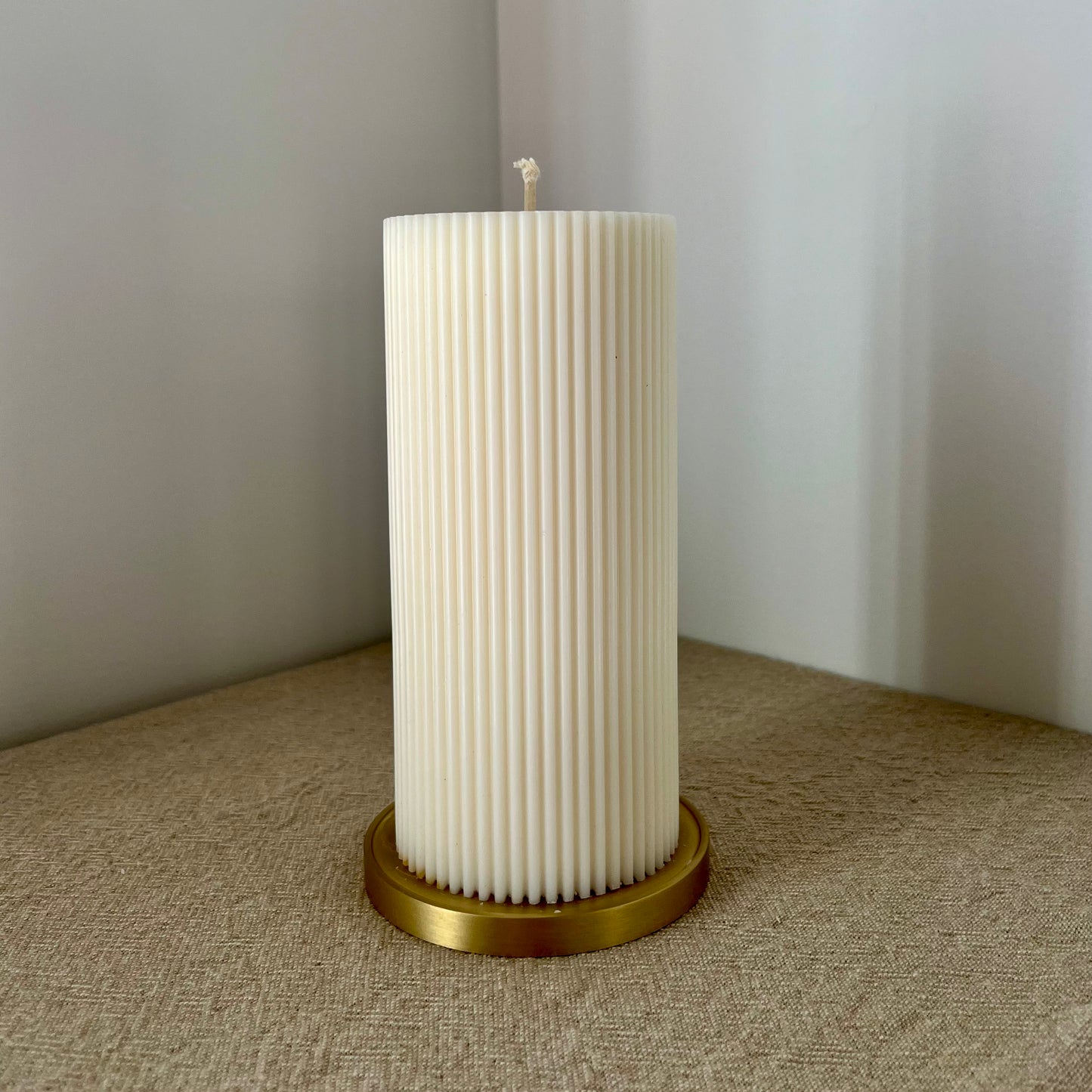 Ribbed Christmas Candles