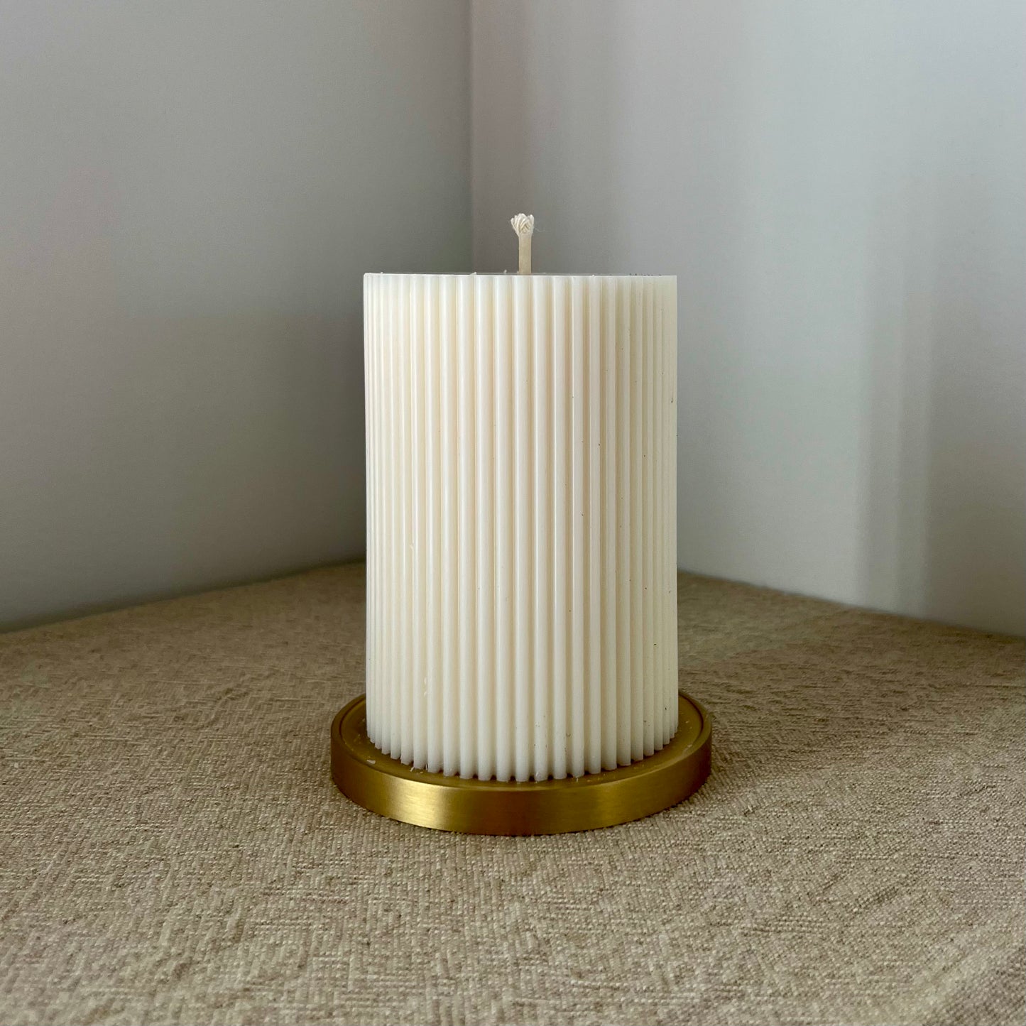 Ribbed Christmas Candles